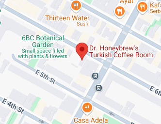 Dr. Honeybrew's Turkish Coffee Room psychic in New York City