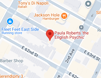 Paula Roberts 'the English Psychic' psychic in New York City